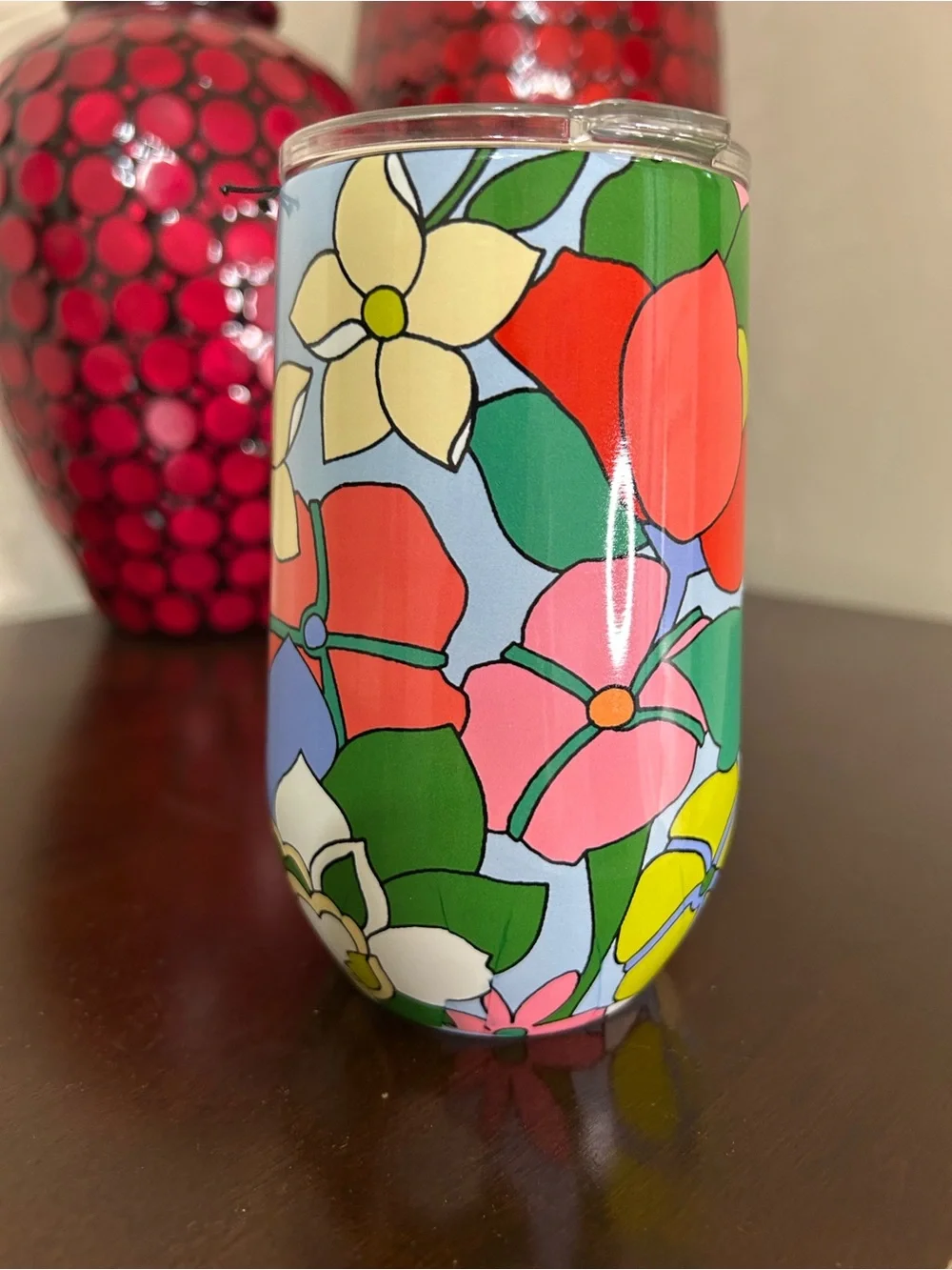 Kate Spade Flower Bed Stainless Steel Wine Tumbler